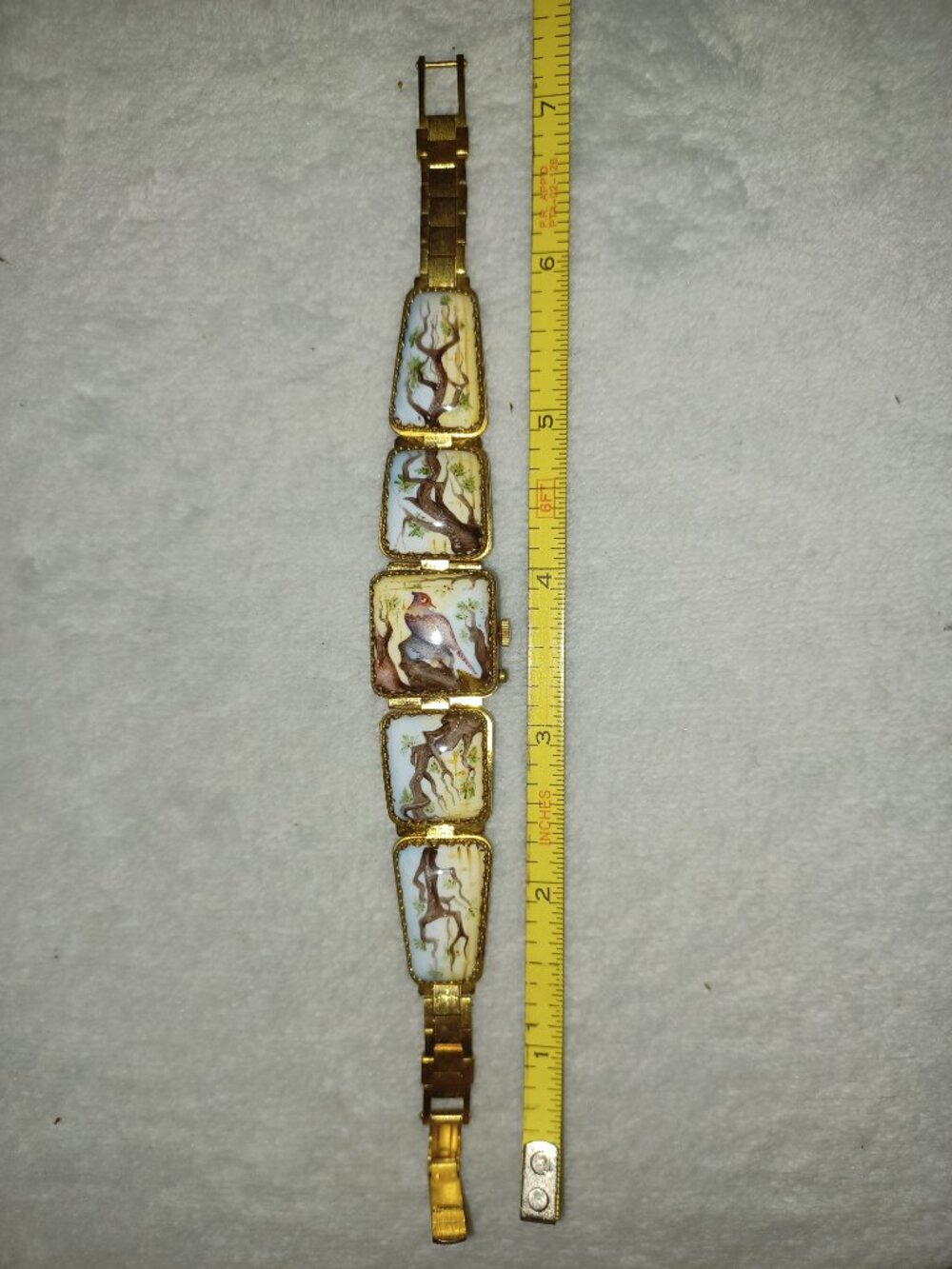 Antique Enamel Watch - Picture 8 of 9